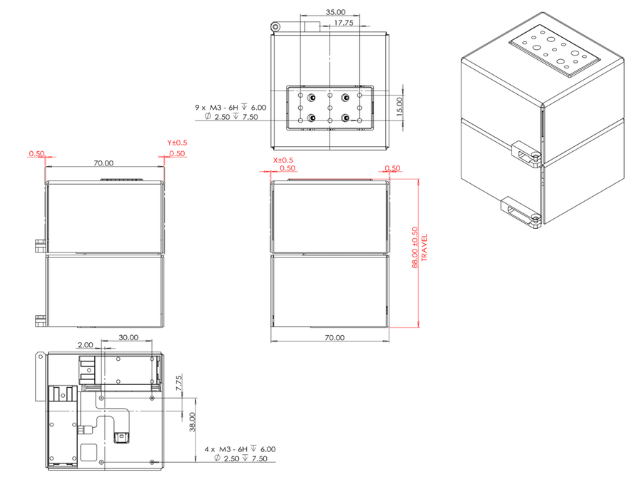 MINI-X1-Y1-Z1 產品尺寸 02