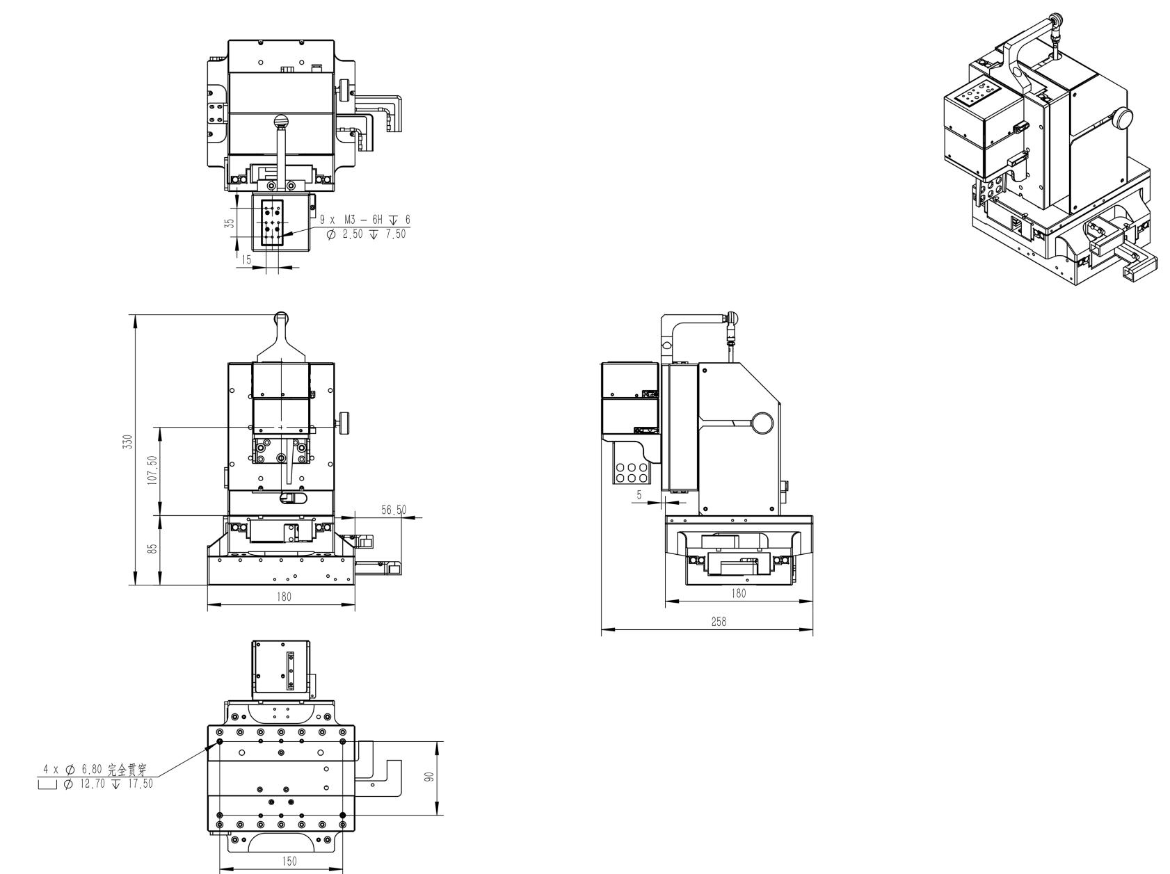 MINI-X1-Y1-Z1產品尺寸及規格01